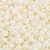 11/0 Preciosa Seed Beads Opaque Ceylon Pearl Dyed #35004